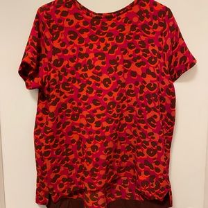 Cheetah red Blouse